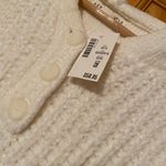 Aeropostale Crop Chenille White Hooded Sweater Photo 1