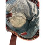 Fossil  Keyper Giraffe Print Leather Trim Handbag Tote Purse Coated Canvas Zipper Photo 9