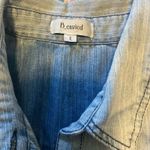 B_Envied  Wmn Sz L Ombré Denim Sleeveless Mini Western  Style Belted Dress Photo 5