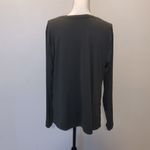 Athletic Works  dark green stretchy long sleeve athletic shirt Photo 3