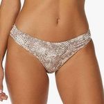 NWT Radio Fiji Bali Swim Snake Print Bikini Bottoms Women size Large Pink Photo 0