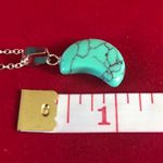 Handmade Turquoise  Moon Gemstone Necklace Photo 3