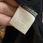 cj banks  Blouse Size XL Purple Yellow Boat Neck Whimsical Grunge Goth Mature Photo 4