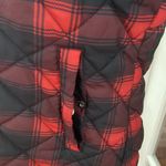 indigo. Saints sz. XL RED/Black Buffalo Checked Winter Vest Photo 3