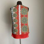 Rose + Olive Rose & Olive sz S red bright boho hippie blouse Photo 5