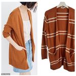 Madewell  Size S Cardigan Sweater Summer Ryder Lightweight Long Sleeve Striped Photo 1