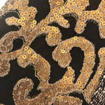 LOGO By Lori Goldstein LOGO Lori Goldstein Tunic Brocade Sequin Back Size Medium Holiday Sparkles NYE Photo 3