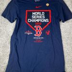 Nike Boston Red Sox Women’s Size S Navy World Series Champions Tee Photo 0