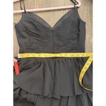 Mac Duggal  Black Tiered Ruffle Midi Dress Size 2 Original MSRP $358 Photo 10