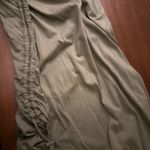 Rag and Bone Olive Green T Shirt Dress Ruched Drawstring Casual Womens Size S Photo 4