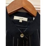 Vince Women's Dress XS Black White Stripe Photo 2