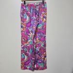 Lilly Pulitzer Cambridge Palazzo Sea And Be Seen Wide Leg Pants Tropical Sz S Photo 4