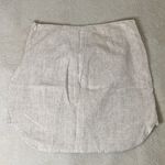 Sunday in Brooklyn Anthro Skirt XS Linen Blend Mini Skirt EUC Cream Photo 6