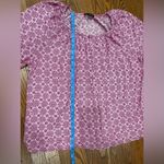 Willi Smith  Pink Floral Blouse Photo 5