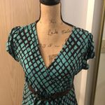 Apt. 9 Retro style belted faux-wrap blouse. Photo 1