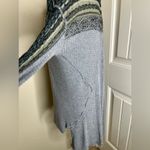 Free People  Gray Waffle Knit with Embroidery Thermal Tunic Sz XS Photo 11