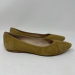 Garnet Hill ‎ Adrian Tan Leather Pointed Toe Ballet Flats Shoes Women’s Size 6 Photo 1