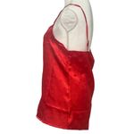 Boutique Red Hearts Novelty Sleep Satin Cami Sleeveless Top NWT Size M Photo 2