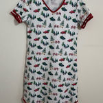 Southern Bay Smocks Women’s Size XS Christmas Pattern Night Gown White Photo 0