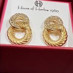 House of Harlow 1960 | Twisted Earrings Gold Photo 5