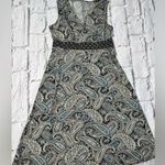Croft & Barrow Croft and borrow sleeveless paisley A line dress size 10 petite new with tag Photo 6