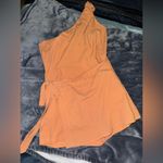 Vestique Rust one shoulder romper Photo 0