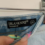 BLANK NYC Blank The Barrow Diamond Patch Denim Shorts Photo 2