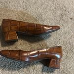Etienne Aigner Leather Block Crocodile Dress Shoes Womens 6 Grandmacore Business Photo 3