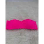 Aerie  Womens Lace Strapless Bandeau Fashion Tube Pink Size‎ Medium NWT Photo 1