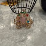 Gold rhinestone gem, crystal pumpkin bag, charm Photo 1