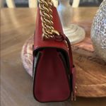 Gucci red and Brown padlock crossbody with Gold Chain Photo 5
