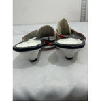 Soft Surroundings Womans 10 C Multicolor Nautical Thong Slip On Sandals NWOT Photo 4