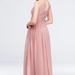 City Triangles NTM: David’s Bridal Blush Pink A-Line Gown with Gemstones Sz 17 Photo 15