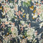 Lucky Brand  Floral Wrap Blouse - Gray and Cream Photo 5