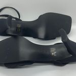 Touch Ups Black Satin/ Rhinestone Buckle Heels 9 Photo 3