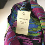 Presley Skye 100% Silk rolled sleeve midi dress belted V Neck w/ Pockets… Pink Photo 4