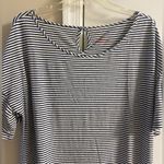 Vineyard Vines mini shirt dress striped ruffled nautical short sleeve Large Photo 2