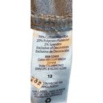 Time and Tru Women's High Rise Button Fly Wide Leg Crop Jeans Size 12 Blue Photo 8