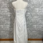 J.Crew  White Button-down cotton poplin dress Photo 7