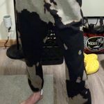 Gildan Bleach Dyed Black Sweatpants Photo 0