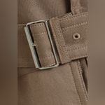 Helmut Lang  Taupe Rider Trench Coat in Driftwood Size XS Photo 2