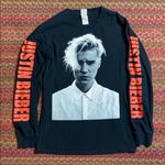 Justin Bieber  PURPOSE TOUR LONG SLEEVE BAND MUSIC TEE Photo 0