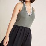 Dolan Anthropologie Green/ Black Fabiana Knit Dress Size Small Green Photo 0