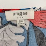 Umgee  Bold Red Floral Kimono-Style Blouse / Cover-Up – Size S/M Photo 3