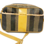 Fendi ‎ ROMA Vintage Pequin Striped Small Luxury Designer Crossbody Shoulder Bag Photo 0