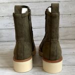 MIA NWT Women's Havenn Lace-Up Chunky Sole Booties in Olive Green Photo 3