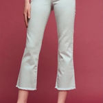 Anthropologie Script Hi Rise Crop Flare New Jeans Photo 0