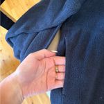 Aerie  Hometown Holiday Blue Sherpa Quarter Zip Sweatshirt XL Photo 6