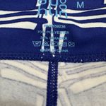 J. McLaughlin Women Libby Leggings Medium Acadia Blue Checkered Stretch Casual Photo 3