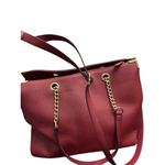 wilson's leather ‎ Burgandy Purse Genuine Leather Roomy Sturdy Fall Elegant Luxe Photo 15